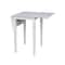International Concepts Rectangle Small Dropleaf Table, White, 20.6 W, 36 L, 29 in H, Wood, White T08-2236D - alternate 8